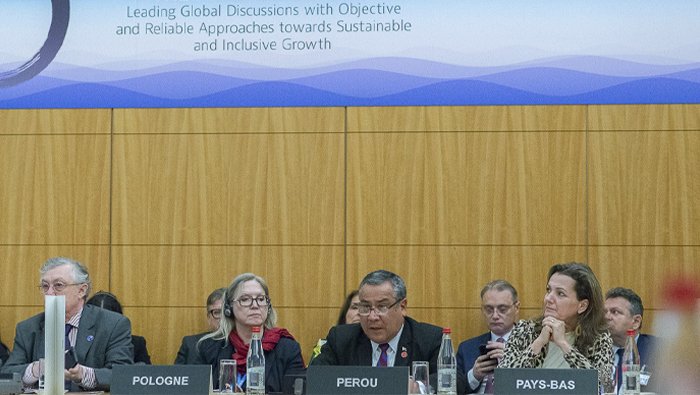 Premier Adrianzén reafirma ante la OCDE el compromiso del Perú con el uso eficiente y sostenible de los recursos naturales