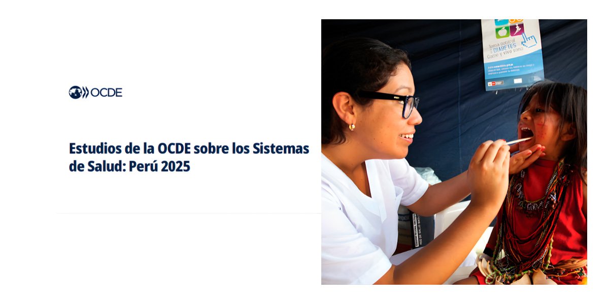 OCDE identificó avances y retos del sistema de salud peruano
